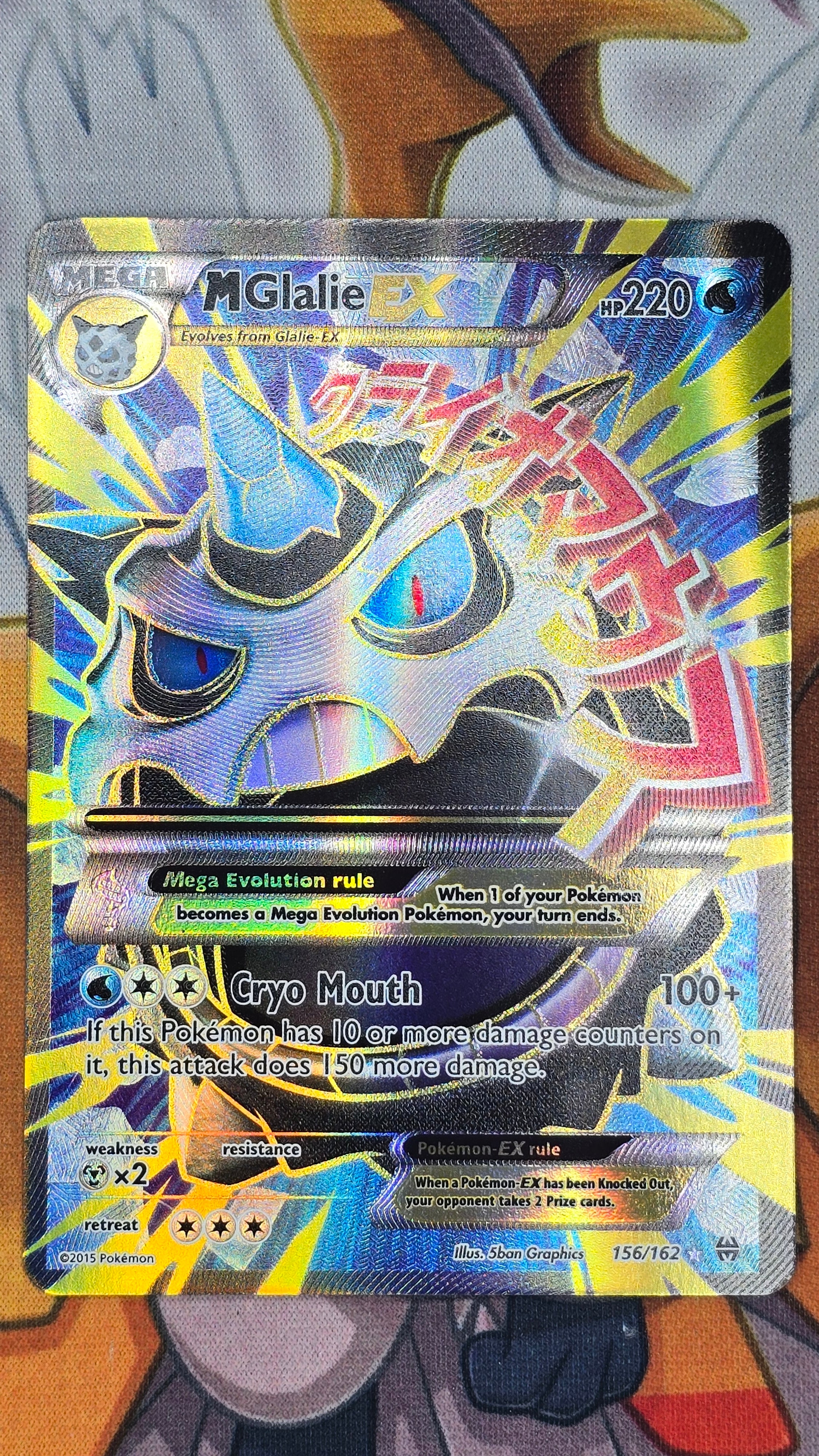 M Glalie EX - 156/162 -  BREAKthrough - Full Art Holo