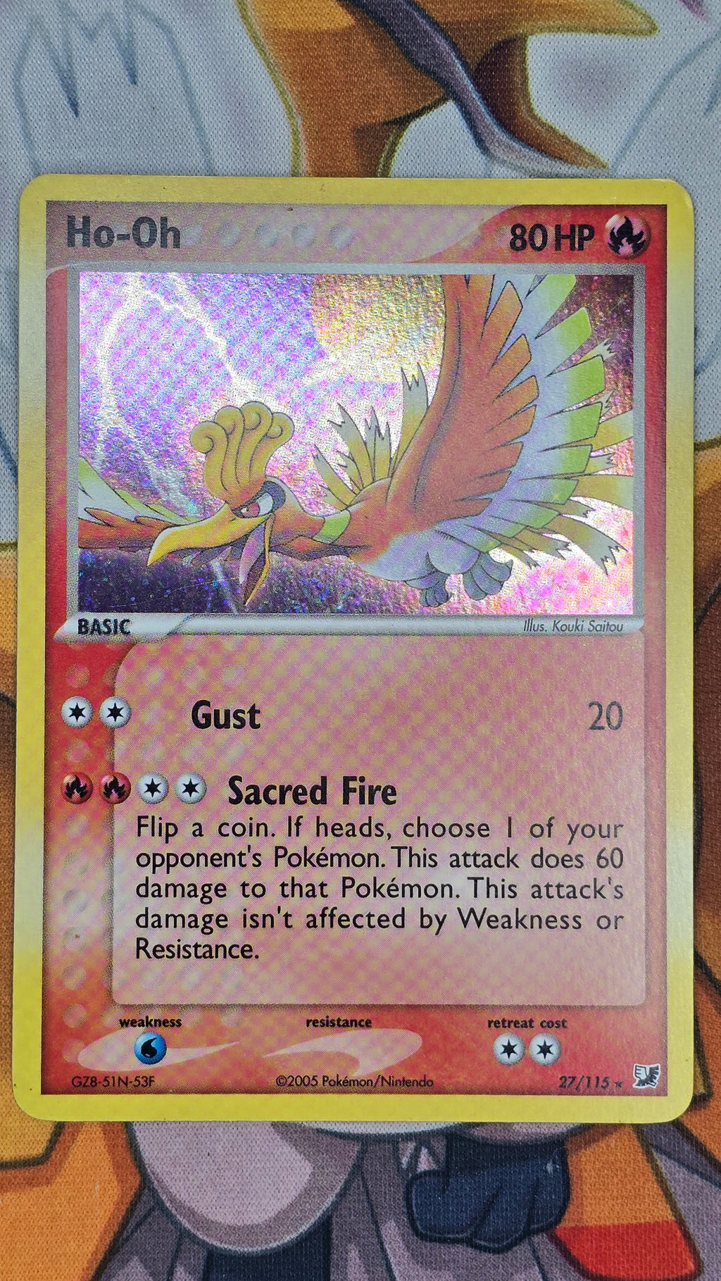 Ho-Oh 27/115 - Holo Rare - LP - Deck exclusives (2005)