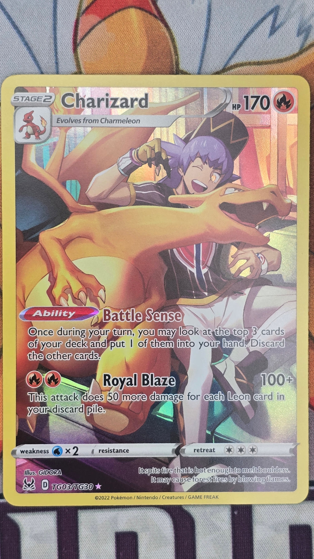Charizard TG03/TG30  – Trainer Gallery Full Art – Lost Origin (EN) 2022