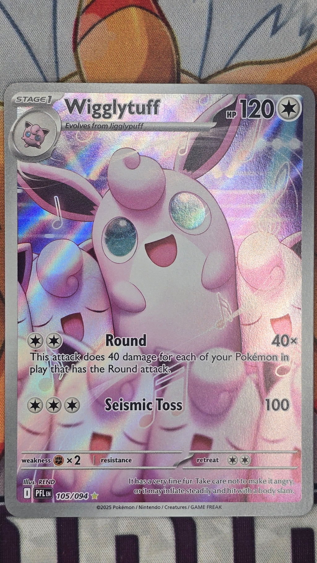 Wigglytuff 105/094 - Illustration Rare - Phantasmal Flames- NM