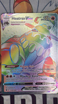 Heatran VMAX 191/189 -  Rainbow Rare  -  Astral Radiance  - NM