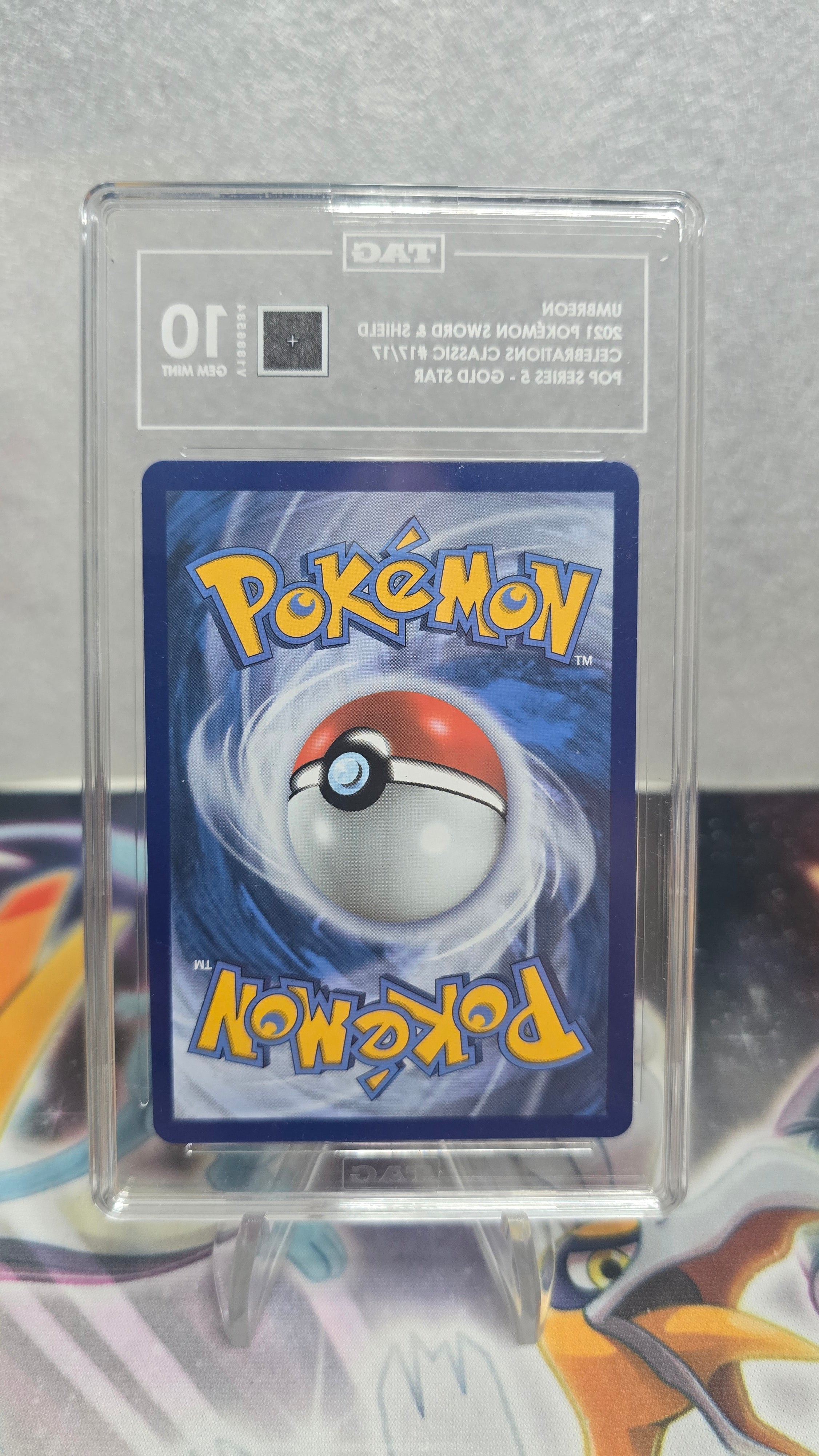 Umbreon Gold Star  - TAG 10 GEM MINT - Celebrations Classic #17/17