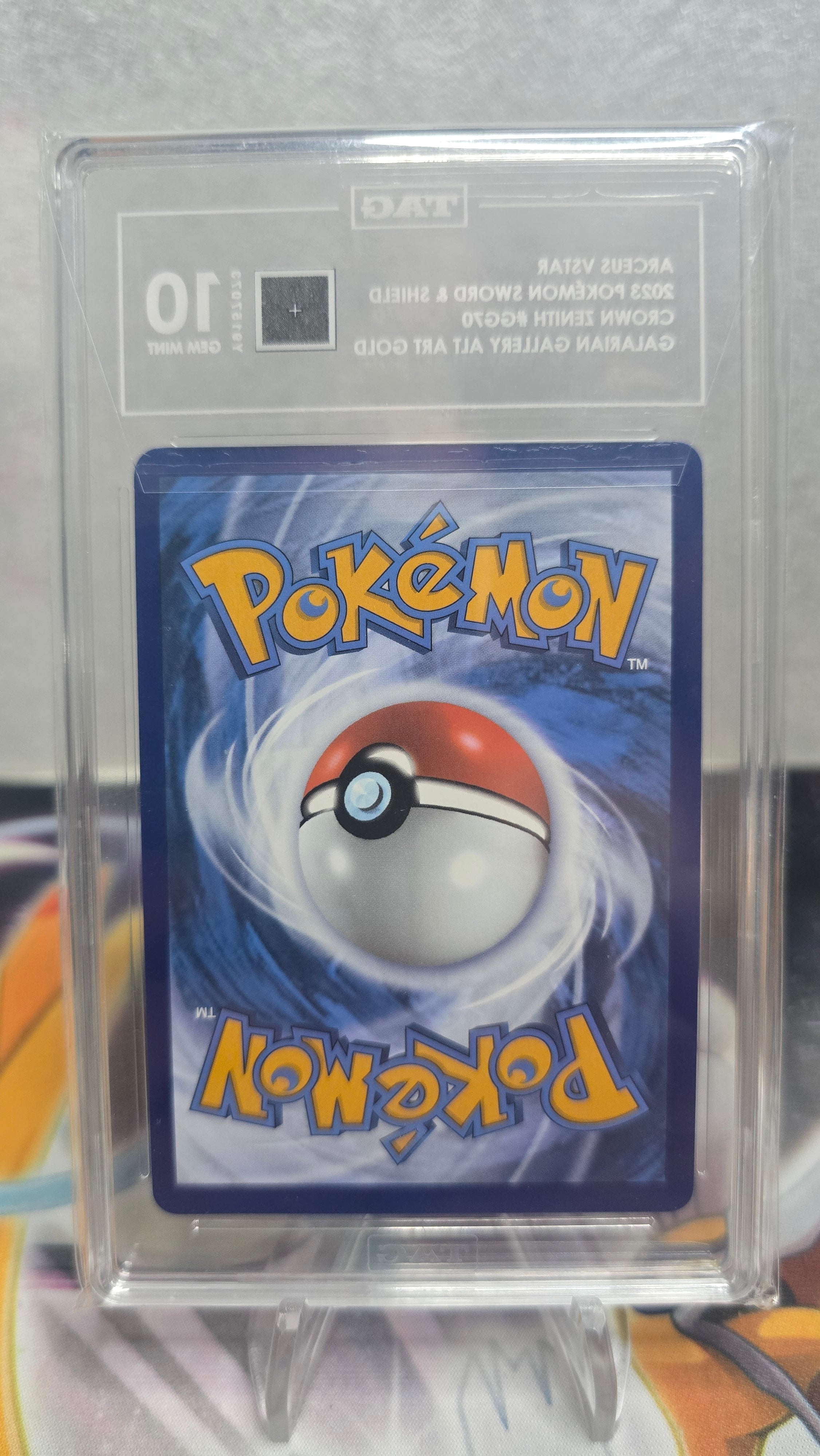 Arceus VSTAR - Alt Art Gold Secret - TAG 10 GEM MINT - Crown Zenith Galarian Gallery #GG70